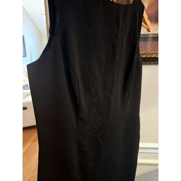 Dawn Joy Fashions Black Sleeveless Sheath Dress Size 11/12 - Picture 6 of 7